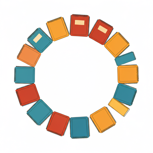 Books in a circle